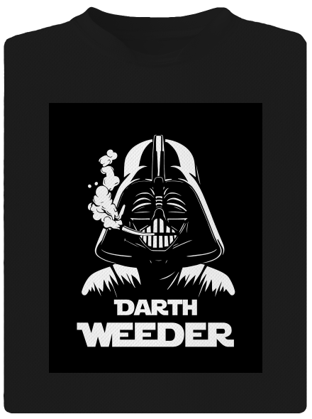 Darth Weeder pánske športové tričko Black