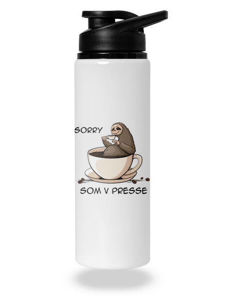 V presse flaša na vodu White