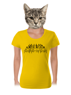 Cimrman: Debil, blbeček dámske tričko Yellow