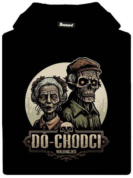 Dô-chodci detská mikina klokanka Black