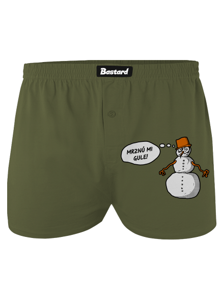 Mrznú mi gule pánske trenky Khaki