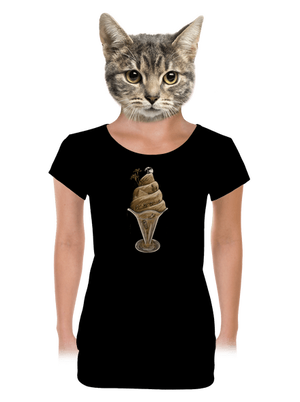 dámske tričko s lemom