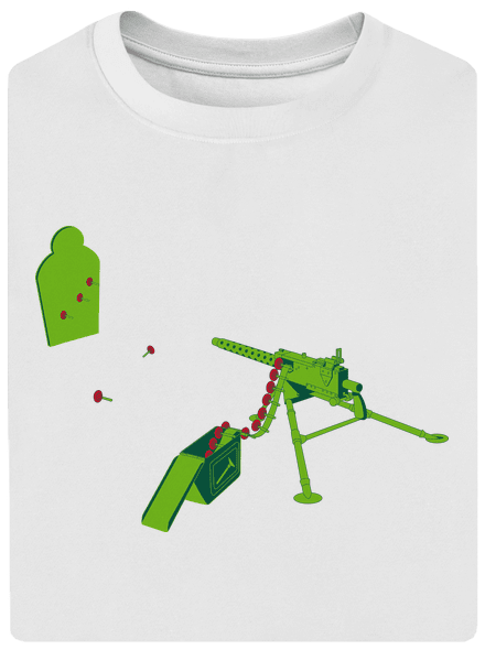 LMG training unisex tričko oversized White
