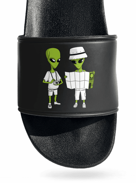 Mimozemšťania šľapky Black