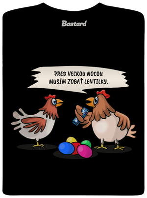 Sliepka pred Veľkou nocou pánske tričko Black