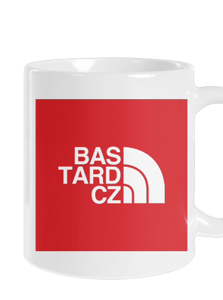 Bastard v outdoore klasický hrnček White