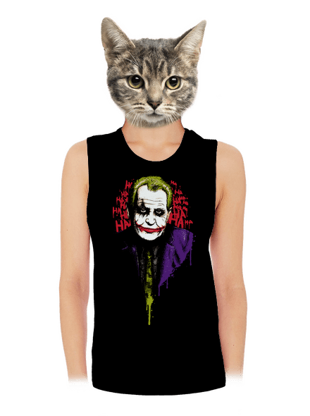 Zeman Joker dámske tielko voľné Black