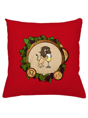 Vínny horoskop: Lev vankúš Red