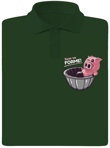 Vo forme pánska polokošeľa Bottle Green Mal