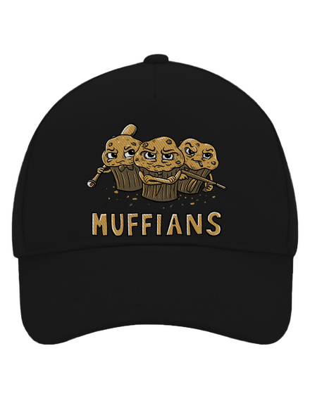 Muffians šiltovka baseballka Black