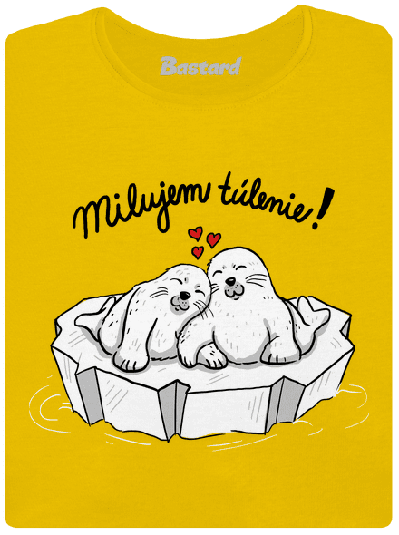 Milujem túlenie dámske tričko Yellow