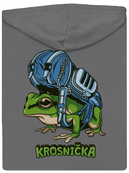 Krosnička dámska mikina na zips Steel Gray