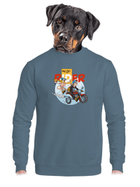 unisex mikina bez kapucne