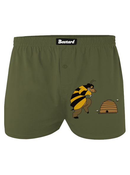 Pán včielka pánske trenky Khaki