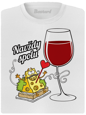 Navždy spolu dámske športové tričko White