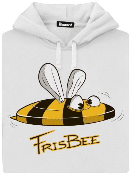 Frisbee dámska mikina klokanka White