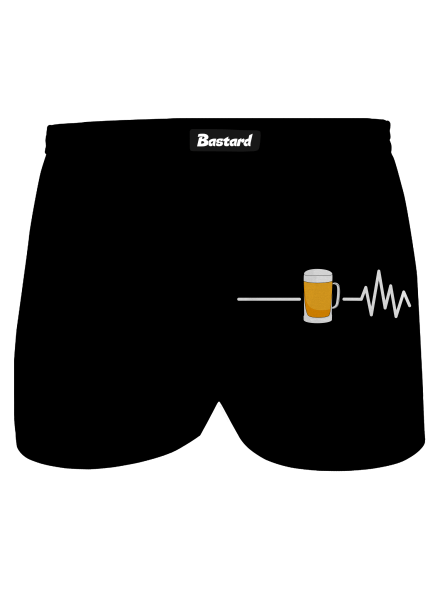 Beer help pánske trenky Black