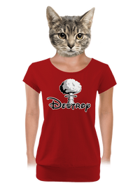 dámske tričko s lemom