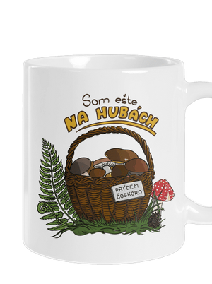 Na hubách klasický hrnček White