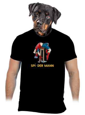 Spí-der Mann pánske tričko Black