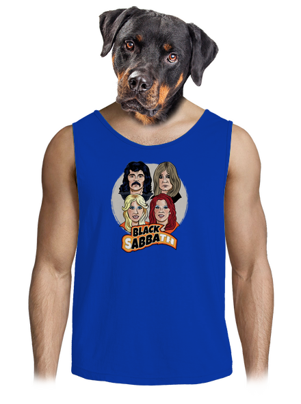 Black Abba pánske tielko Royal Blue