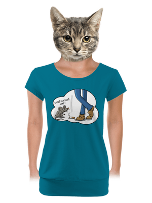 dámske tričko s lemom