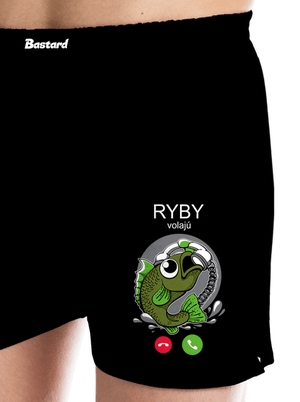 Ryby volají pánske trenky Black