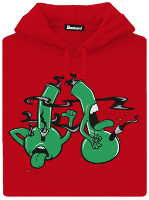 Bongo kašeľ pánska mikina klokanka Red