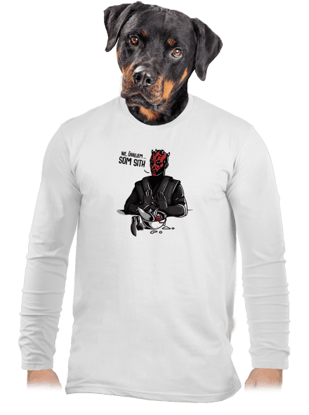 Som sith pánske dlhý rukáv White