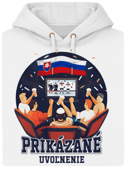 Prikázané uvoľnenie unisex mikina premium Snowwhite