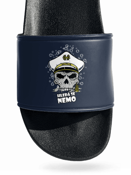 Kapitán Nemo šľapky Navy