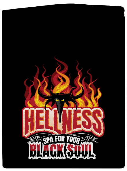 Hellness pánska mikina na zips Black