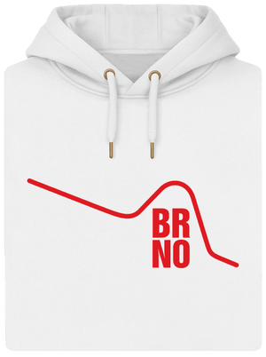 Brno unisex mikina premium Snowwhite