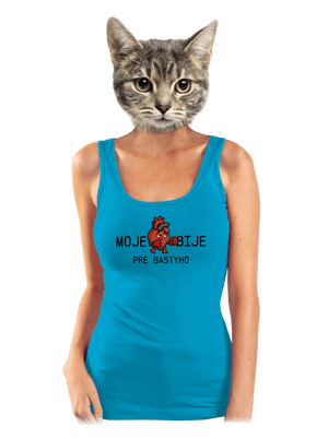 Moje srdce bije dámske tielko klasické Blue Atol