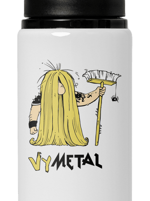 Metalista flaša na vodu White