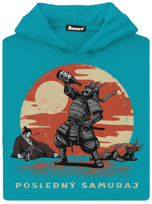 Posledný samuraj detská mikina klokanka Hawaiian Blue