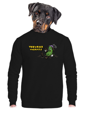 unisex mikina bez kapucne