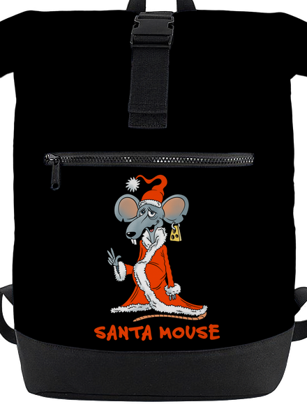 Santa mouse batoh Black