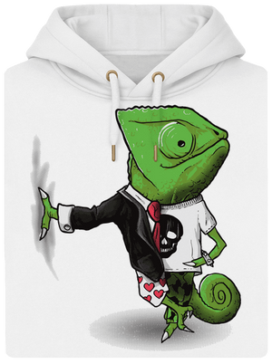 Majster prevlekov unisex mikina premium Snowwhite