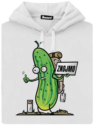 Autostop dámska mikina klokanka White