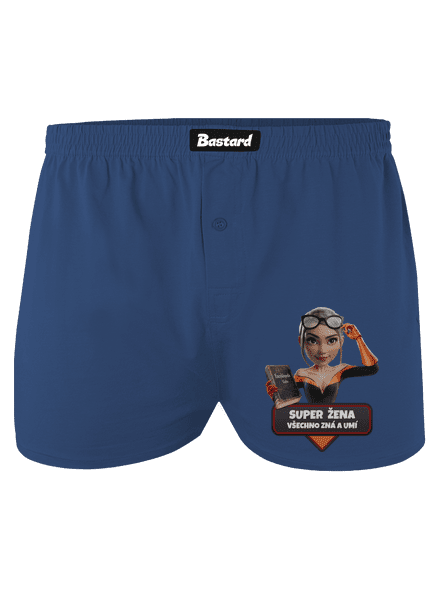 Super mama pánske trenky Blue