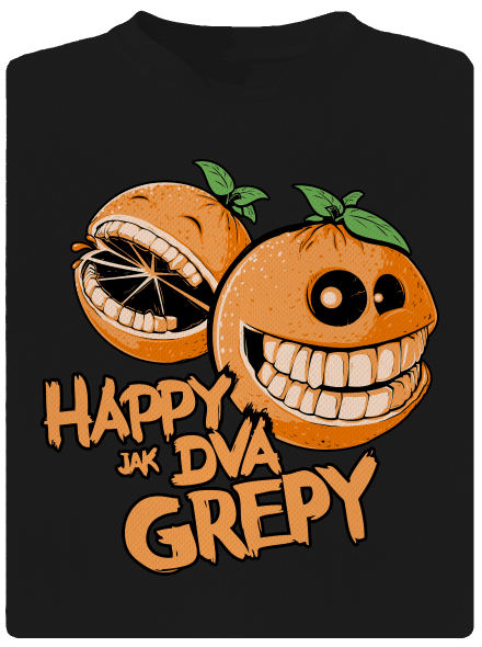 Happy grepy detské športové tričko Black