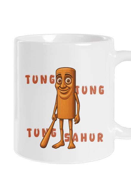 Tung Tung Tung Sahur – Italian Brainrot klasický hrnček White