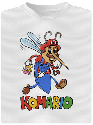 Komario detské športové tričko White