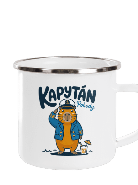Kapytán pohody plecháčik White