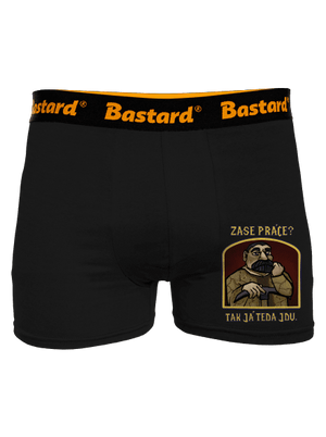 Zase práce? boxerky Black