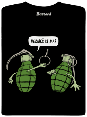 Granáty detské tričko Black