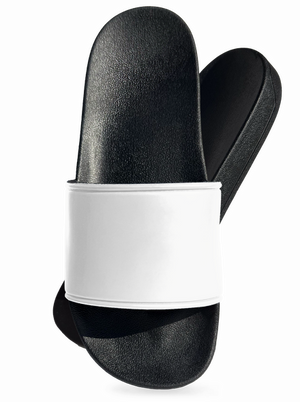 Bez potlače šľapky White