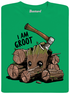 I Am Groot pánske tričko Kelly Green