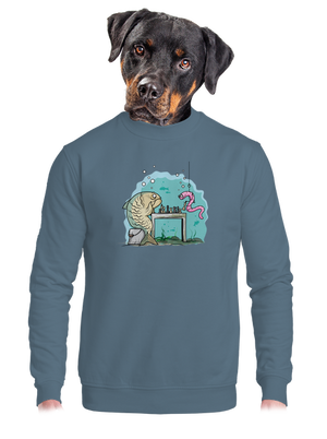 Zase neberú unisex mikina bez kapucne Nordic Blue